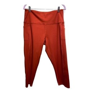 NWT Work Out Capri leggings in  burnt orange SZ XL. By‎ Adrienne Vittadini